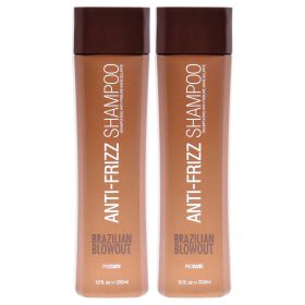 Acai Anti Frizz Shampoo by Brazilian Blowout for Unisex - 12 oz Shampoo - Pack of 2