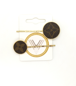 LV Again - Large & Medium Emblem Hair Bling