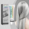 Fashion Silver Hair Dye Cream, Permanent Hair Color Pigment for DIY At-Home Hair Coloring, Rich Color Payoff Hair Dye