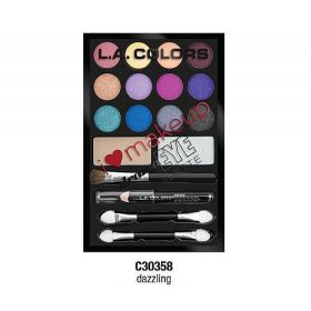 L.A. COLORS I Heart Makeup Drama Eye Palette (Color: Dazzling)