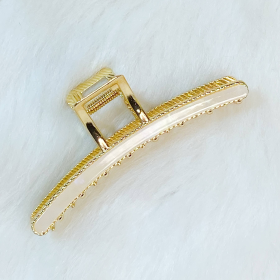 Pure Simplicity Hair Claw (Color: White)