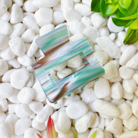 Isabella Square Hair Claw (Color: Iridescent)