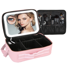 Travel Makeup Bag (Color: Pink)