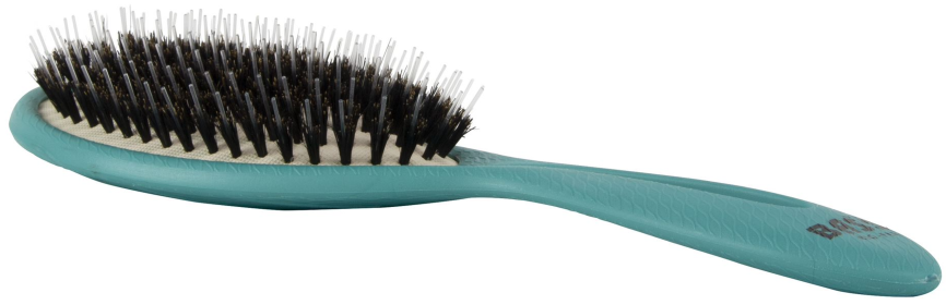 Bass Brushes- The BIO-FLEX Shine Shine & Condition Hair Brush Oval Shape (Color: green)