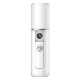 Mini Facial Steamer; Portable Handheld USB Facial Humidifier; Steamer Hydrating Beauty Device For Face Hydrating; Skin Care; Makeup (style: Without Mirror)