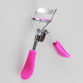1 Piece Makeup Eyelash Curler Cosmetic Tools Clip Lash Lift Tool Beauty Eyelashes Multicolor Makeup Tools for Women (Color: Fushia Pink)