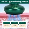 Anti Cellulite Massager Handheld Vacuum Suction Cupping Kit Beauty Tool with 12 Suction Mode 12 Heating 20Mins Auto-Off One-Key Pressure Release for A